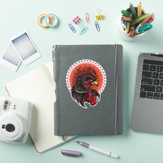 Boxing Rooster Sticker (iPad Cover)