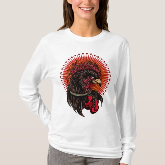 Boxing Rooster T-shirt (Voorkant)