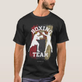 Boxing Serbia Combat Sports Fighter Boxing T-shirt (Voorkant)