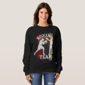 Boxing Serbia Combat Sports Fighter Boxing Trui (Voorkant volledig)