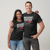 Boxing Sister Definition Little Sister Biggest Fan T-shirt (Unisex)