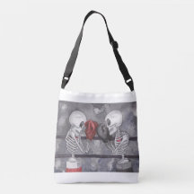 Boxing Skeleton Cross Over Bag