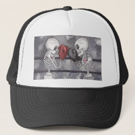Boxing Skeleton Trucker Hat Pet