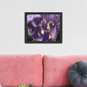 Boxing Skull met Lightning Wall Art Canvas Afdruk (Insitu (Woonkamer))