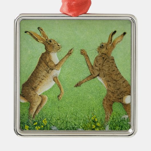 Boxing slim metalen ornament (Voorkant)