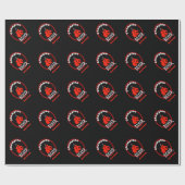 Boxing Sport Thema Graphic Cadeaupapier (Vlak)