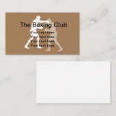 Boxing Sports Thema Visitekaartje (Voorkant / Achterkant)