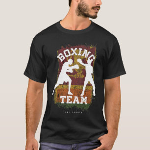 Boxing Sri Lanka strijdt tegen sport T-shirt