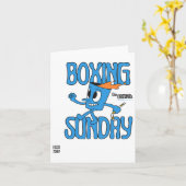 Boxing Sunday Knockout Punch Heavyweight Champion Kaart (Gele Bloem)