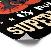 Boxing Superpower Boxing Gloves Kickboxer Kickboxi Poster (Hoek)