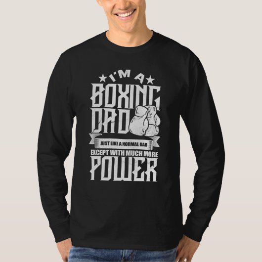 Boxing T Glove Fighter Champion Punch Ring Coach T-shirt (Voorkant)