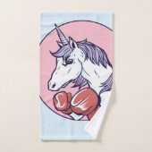 Boxing Unicorn Bad Handdoek (Handdoek)