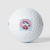 Boxing Unicorn Golfballen (Voorkant)