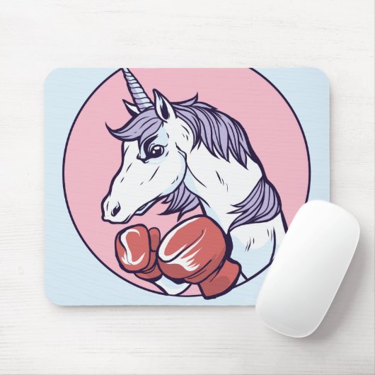 Boxing Unicorn Muismat (Met muis)