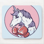 Boxing Unicorn Muismat (Voorkant)