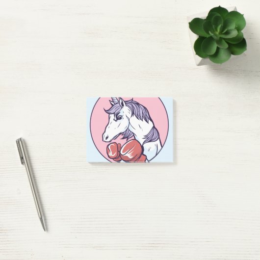 Boxing Unicorn Post-it® Notes (Kantoor)