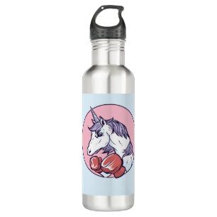 Boxing Unicorn Waterfles