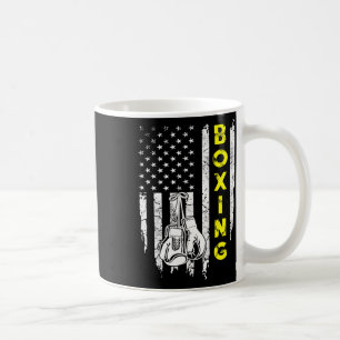 Boxing VS Amerikaanse vlag op 4 juli patriottisch Koffiemok