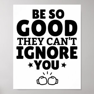 Boxing: Wees zo goed dat ze je niet kunnen negeren Poster