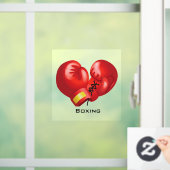 Boxinghandschoenen Raamsticker (Huis)