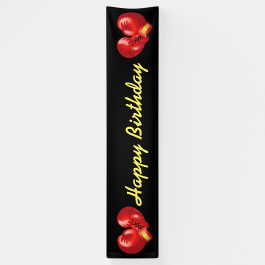 Boxinghandschoenen Spandoek (Verticaal)