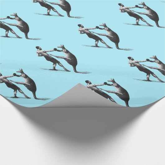  boxingkangoeroe cadeaupapier (Hoek)