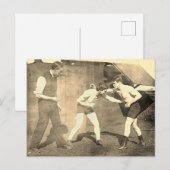 Boxingpraktijk 1913 briefkaart (Voorkant / Achterkant)