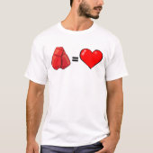 Boxingsontwerp T-shirt (Voorkant)