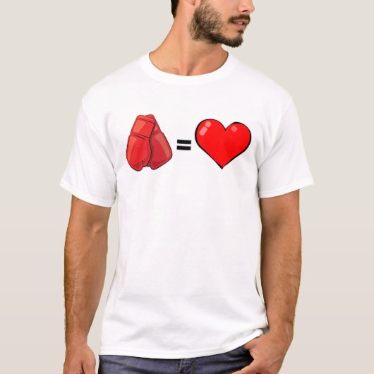 Boxingsontwerp T-shirt (Voorkant)