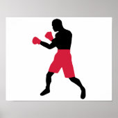 Boxingstrijder Poster (Voorkant)