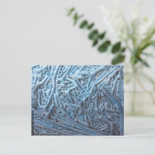 Boxknipsels: blauw briefkaart