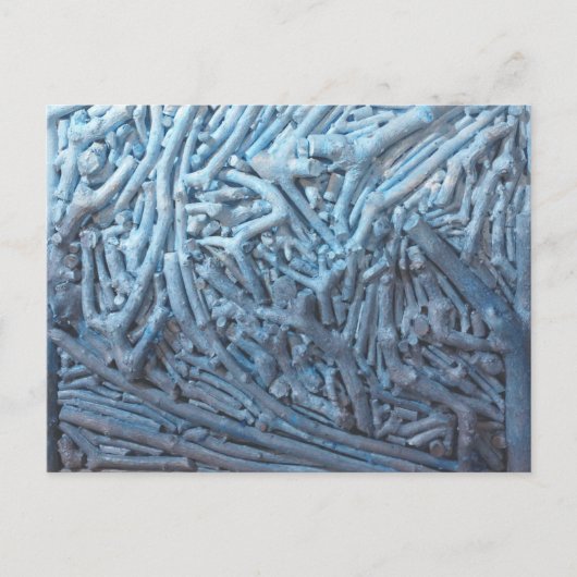 Boxknipsels: blauw briefkaart (Voorkant)