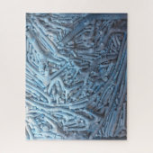 Boxknipsels: blauw legpuzzel (Verticaal)