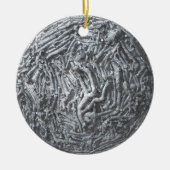 Boxknipsels: maan keramisch ornament (Voorkant)