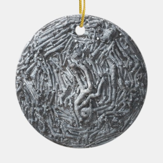 Boxknipsels: maan keramisch ornament (Voorkant)