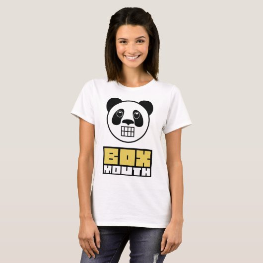 Boxmouth Panda T-shirt (Voorkant volledig)