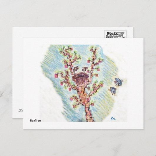 BoxTree Briefkaart (Voorkant / Achterkant)