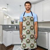 Boxwood Easter Wreath Pink Bow with Egg Schort