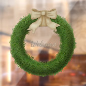 Boxwood met Bak, aangepaste naam of groet Raamsticker (Vel 2)