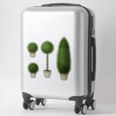 Boxwood Topiary Collectie Charming Garden Sticker (Koffer)