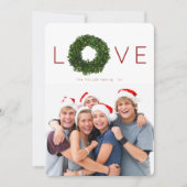 Boxwood Wreate kerstfeestdag Kaart (Voorkant)