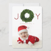 Boxwood Wreate kerstfeestdag Kaart (Voorkant)