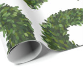 Boxwood Wreath Kerstfeestdag Cadeaupapier (Rol Hoek)