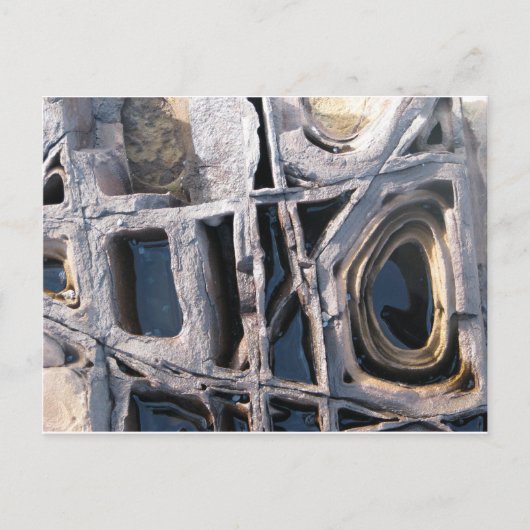 Boxwork Concretions on Wasp Head Briefkaart (Voorkant)