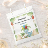 Boy 1st Birthday Dinosaur One A Saurus Favour Bags Bedankzakje (Geknipt)