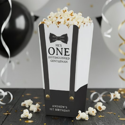 Boy 1st Birthday One Distinguished Gentleman Bedankdoosjes