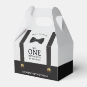 Boy 1st Birthday One Distinguished Gentleman Bedankdoosjes (Voorkant Zijde)