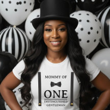 Boy 1st Birthday One Distinguished Gentleman Mom