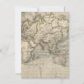 Boy Adventure wacht op het Baby shower van de reis Kaart (Achterkant)