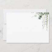 Boy Adventure Woodland Greenery Bedankkaart (Achterkant)